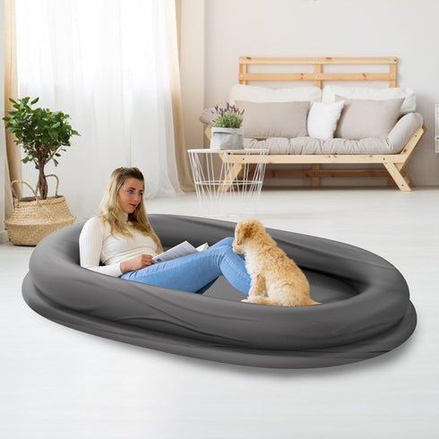 Human Dog Bed Cover,Human Dog Bed Cover Replacement, Human Dog Bed Cover Only,Human Dog Bed Mattress, Suitable for Human Dog Bed 70.87x47.24x11.81...