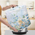 Floral Print Pressure Cooker Dust Cover Compatible with 6 Quart,Durable Dust Cover with Pocket,Round Kitchen Appliance Cover...