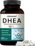 NatureBell DHEA 50mg, 300 Capsules | Micronized Grade for Better Absorption – Plant-Based DHEA Source – Supports Energy Levels & Healthy Aging for...