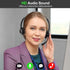 Corded RJ9 Telephone Headset with Microphone Noise Cancelling Compatible with Polycom Avaya Fanvil AudioCodes ShoreTel Nortel Norstar Zultys Toshi...