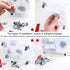 Mini Caster Wheels 0.5 Inch Low Profile Rubber Tiny Swivel Casters, Steel Top Plate Self Adhesive Caster Wheels for Small Appliances, Furniture, T...