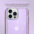 Coolwee Clear Glitter Compatible iPhone 13 Pro Case Slim Protective Phone Cover Shiny Sparkle Women Girls Compatible with iPhone 13 Pro 6.1 inch S...