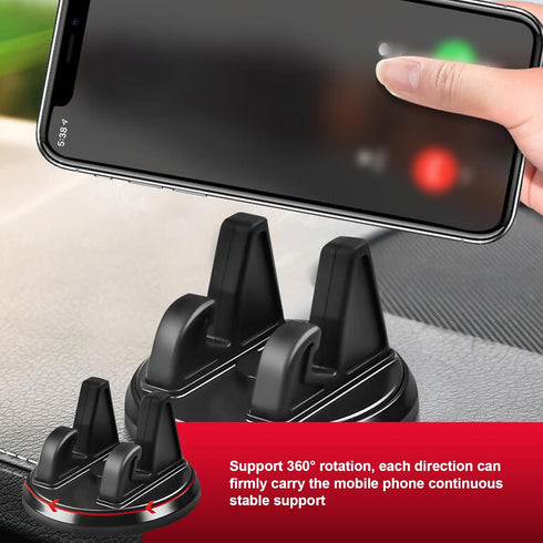 Pack-1 Car Dashboard Cell Phone Holder, 360 Degree Rotation Navigation Bracket, Car Universal Dashboard Phone Holder, for Most Cars, SUVs and Vans...