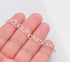 Hollow Love Heart Link Chain Bracelet Sterling Steel Bracelet for Women...