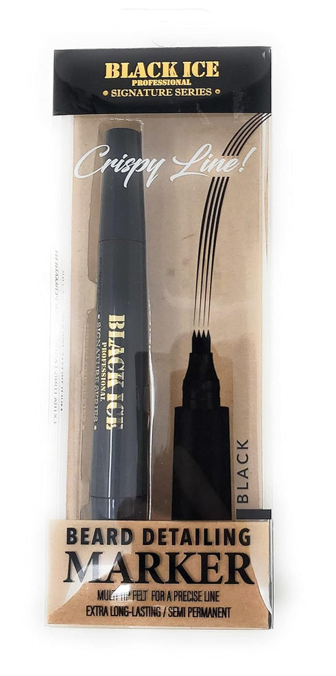 Black Ice Professional Beard Detailing Marker Black...