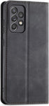 ZZXX Galaxy A52 5G Case Wallet with Card Holder Kickstand, Magnetic Soft Leather Flip Fold Case (Black, 6.5 Inch)...