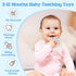 Silicone Baby Teether Toys Coolrunner Baby Teething Toys for 3-12 Months, BPA Free Teething Relief Baby Chew Toys, Sensory Teething Teether Toys f...