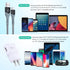 Adaptive Fast Charging Wall Charger Kit Set with USB Type C Cable Fast Charging 10ft, Excgood USB Fast Charger Compatible with Galaxy S8/9+/10e,No...