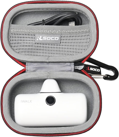 RLSOCO Case for iWALK Mini Portable Charger 4500mAh/4800mAh Ultra-Compact Power Bank (Case Only) (Silver)...