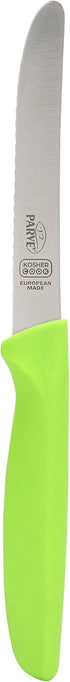 Kitchen Knife 3-Piece Set – 4.5 inches - Steak and Vegetable Knife - Razor Sharp Curved Tip, Straight Edge - Color Coded Kitchen Tools...