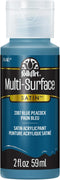 FolkArt Multi Surface Acrylic Paint, 2 oz, Blue Peacock 2 Fl Oz...
