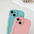 Caseative for iPhone 14 Case, Solid Color Curly Wave Frame Soft Compatible with iPhone Case (White,iPhone 14)...