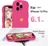 for iPhone 13 Pro Case Cute Heart Simple Wave Frame Case Aesthetic Design Solid Color Girls Women TPU Silicone Slim Phone Case Cover for iPhone 13...
