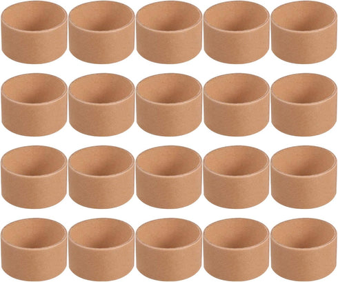 20Pcs Round Cardboard Tubes DIY Craft Paper Core Rolls Children Painting Drawing Tube for Kids Artcraft Project Brown...