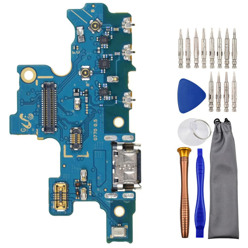 sunways USB Type-C 2.0 Charger Port Flex Cable with Microphone Replacement for Samsung Galaxy S10 Lite SM-G770F...