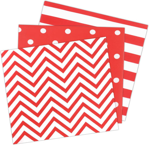 Disposable 2-ply Party Napkins, Striped Chevron Polka Dot Paper Napkins for Birthday, Christmas or Anniversary Celebration Beverage Napkins 60-Cou...