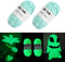 AUAUY Glow in The Dark Yarn, 2 Rolls Luminous Yarn for Crocheting, 55 Yards Sewing Supplies for DIY Arts, Crafts & Sewing Beginners, Knitting, Cro...