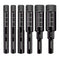 6 PCS Black Dry Diamond Drill Bit Set, for Granite Marble Tile Ceramic Stone Glass Hard Materials (Not for Wood) Round Shank with Size 1/4, 5/16, ...