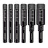 6 PCS Black Dry Diamond Drill Bit Set, for Granite Marble Tile Ceramic Stone Glass Hard Materials (Not for Wood) Round Shank with Size 1/4, 5/16, ...