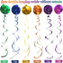 30 pcs 90s Party Decorations Hanging Swirls for Adults Back to 1990's Party Decor Favors for 90s Theme Birthday Party Decorations Supplies...