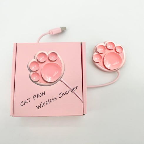 Pink Wireless Charger for iPhone, Charger Wireless 15w Samsung,Wireless Cell Phone Charger for Android,Wireless Travel Charger for Galaxy (No AC A...