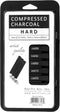 Pacific Arc Compressed Charcoal Sticks Hard 12 Pack for Drawing, Sketching, and Shading...