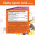 NOW Supplements, Alpha Lipoic Acid 600 mg with Grape Seed Extract & Bioperine®, Extra Strength, 60 Count (Pack of 1)...