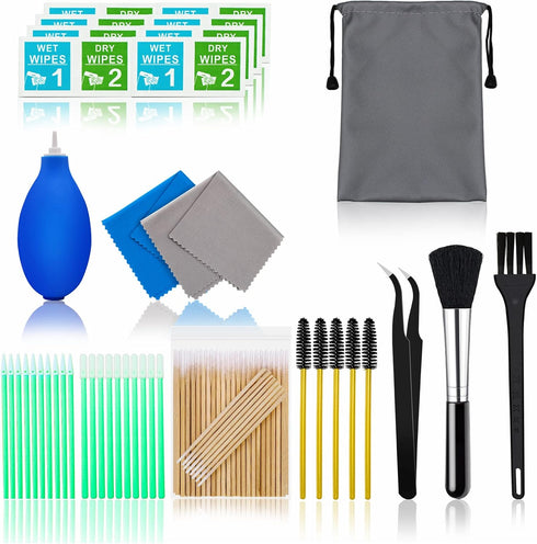 Cell Phone Cleaning Kit, Speaker Cleaner for iPhone, Charging Port Cleaning Tool, Electronic Cleaning kit, Compatible with Airpods Earbuds Camera ...