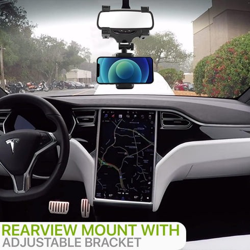 LAX Gadgets Window Phone Mount for Car, Car Phone Holder Mount with Flexible Gooseneck, Cell Phone Holder Car with Suction Cup for Windshield or D...