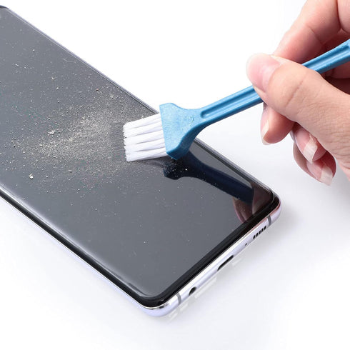 Frienda 33 Pcs Anti Dust Plug Set Phone Dust Plug Compatible with Samsung s10, s20, s21, A51, A52, A71, Phone Port Cleaning Brush Kit Phone Speake...