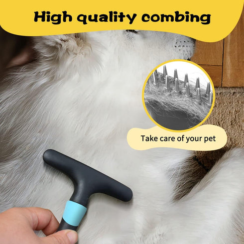 Pet Hair Remover, Portable Dog Cat Hair Remover Lint for Hairball, Fuzz, Carpet Restoration, Carpet Rake, Carpet Groomer Rake, Shag Rug Rake, Hair...