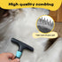 Pet Hair Remover, Portable Dog Cat Hair Remover Lint for Hairball, Fuzz, Carpet Restoration, Carpet Rake, Carpet Groomer Rake, Shag Rug Rake, Hair...