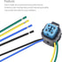 Fuel Pump Connector Wiring Harness Pigtail Plug Fuel Pump Harness Connector Plug Compatible with Honda Various Models (4PIN)...