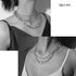Silver Layered Necklaces for Women Simple Punk Chunky Necklaces Silver Chain Goth Necklace (2pcs Silver)...