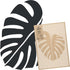 NAKLEO Reusable Plastic Wall Stencil - 43x64cm / 17" x 25" - Tropical Monstera Leaf 2 - Large Wallpaper Pattern Painting DIY Art Craft Template - ...