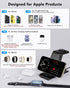 HATALKIN 3 in 1 Wireless Charging Station Compatible for Apple Products Multiple Devices Charger for Apple Watch ultra 9 8 7 SE 6 5 4 AirPods Pro ...