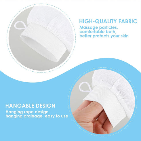 Exfoliating Glove Body Scrubber Exfoliator 1 PC Korean Washcloth Skincare Remover Deep Scrub Loofah Cleansing Mitts Exfoliate Cloth Exfoliation Sc...