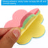 PATIKIL 2.7 x 2.7 Inch Flower Shape Sticky Notes, 6 Pads Cute Self-Stick Memo Pads Bright Colorful 100 Sheets/Pad for Home Office, 4 Colors...