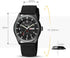 Infantry 5ATM Waterproof Mens Military Tactical Field Watch, Date & Day 12/24Hr Display Watches for Men, Casual Quartz Wristwatch with Nylon Strap...