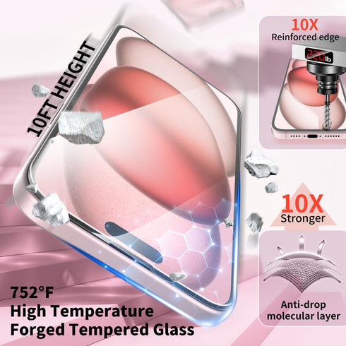 for iPhone 14 Pro Max Screen Protector, Anti Glare Eye Protection, High Transmittance, Easy Install, 14 Pro Max 6.7" with 9H Hardness, Full Covera...