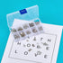 Pandahall 1 Box Jewelry Making Finding Kits with Lobster Clasps/Spring Clasps/Toggle Clasps/Ribbon Ends/Jump Rings (Platinum)...