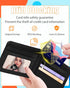 Bistup Boys Wallet Cute Leather Bifold Wallet for Men Women Cartoon Anime Cool Design Credit Card Cash Id Holder Rfid Blocking Black White Girl Bi...