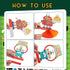 12 Pieces Robot Birthday Party Supplies Robot Party Honeycomb Centerpieces Robot Party Decorations Robot Party Table Topper for Baby Shower Decora...