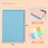 8 Pack Lined Sticky Notes, 8 Colors Self Sticky Notes Pad, Wide Ruled 4X6 Inches Lined Writing Sticky Pads for Office, Home, School, 45 Sheets/pad...