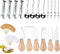 Charcuterie Board Accessories Spreader Knife Set Cheese Butter Spreader Knife Charcuterie Utensils with Wooden Handles Mini Serving Tongs Spoons F...