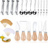 Charcuterie Board Accessories Spreader Knife Set Cheese Butter Spreader Knife Charcuterie Utensils with Wooden Handles Mini Serving Tongs Spoons F...