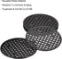 MECCANIXITY 30 Pcs Flower Pot Hole Mesh Pad 2.2" Invisible Rigid Round Plastic Bottom Grid Drainage Screens Prevent Soil Loss for Flower Plant, Bo...