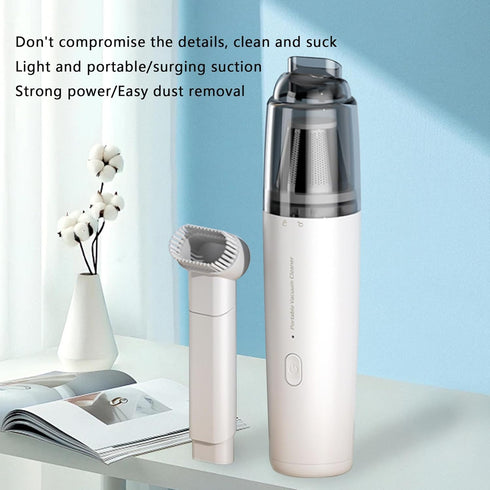 Mini Protable Car Vacuum Cordless,Handheld Vacuum for Quick Cleaning,Hand held vacuuming, Dust Buster Cordless Rechargeable for Car Home and Offic...