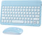 Bluetooth Wireless Keyboard and Mouse Combo-Rechargeable Mini Cute Typewriter Wireless Mouse and Keyboard-Portable Retro Ultra-Slim Keyboard Mouse...