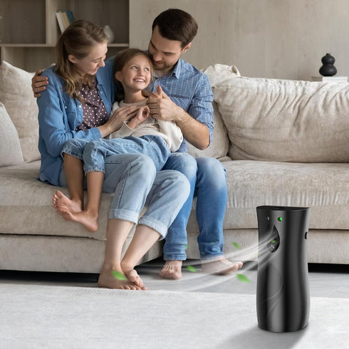 Automatic Air Freshener Spray Dispenser, Wall/Standing Battery Powered Aerosol Spray Dispenser with Remote Control for Bathroom, Hotel, Office, Co...